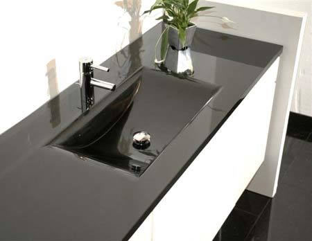 Black granite Bathroom