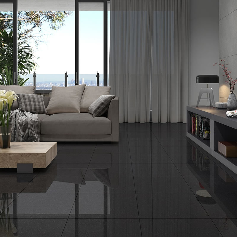 Black granite Flooring