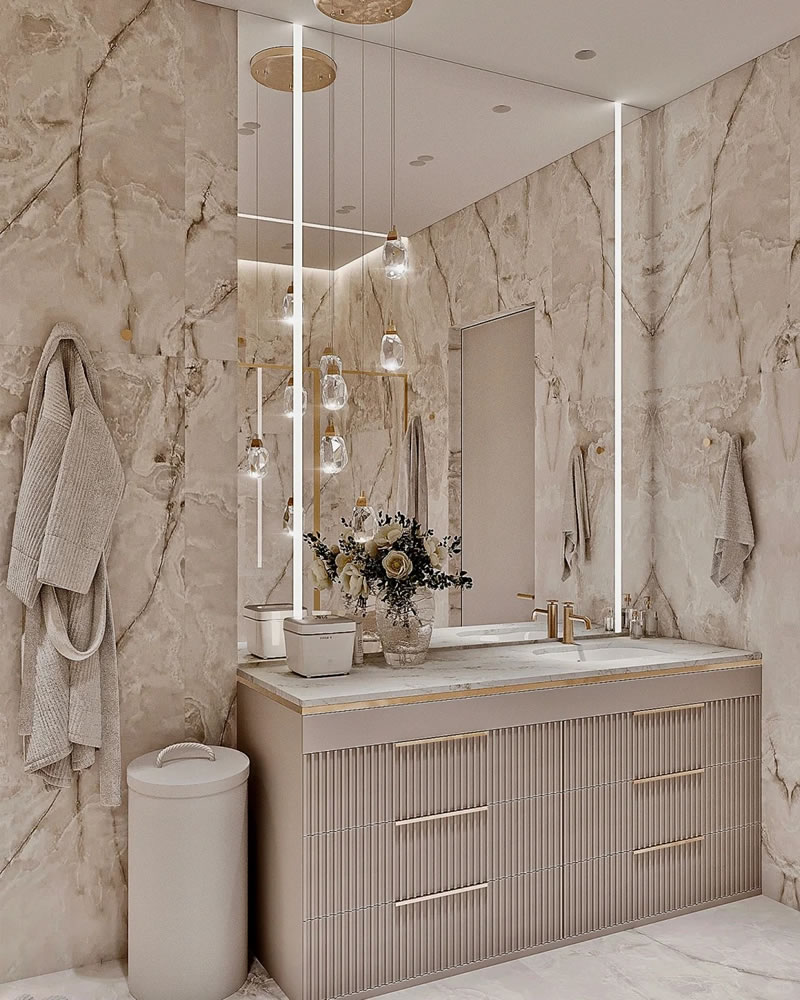 Best high-end stone for bathroom