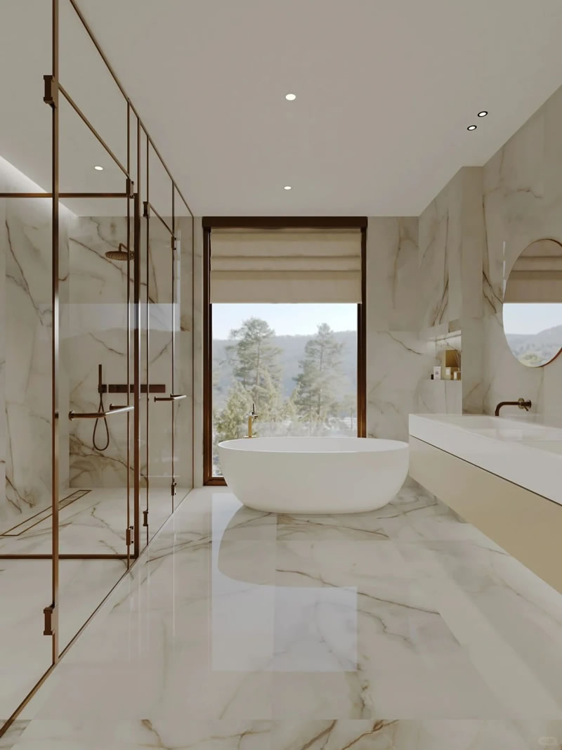 Best high-end stone for bathroom