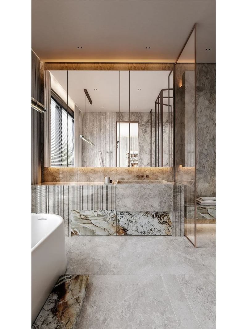 Best high-end stone for bathroom