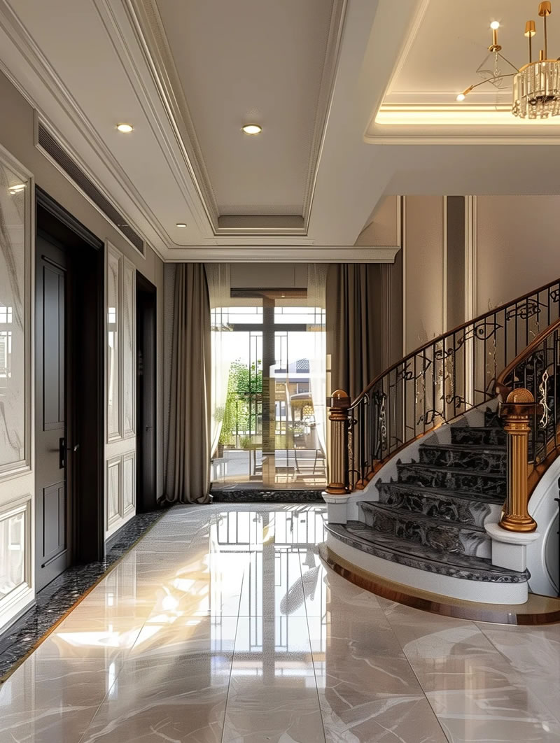Lobby Luxury Stone Flooring
