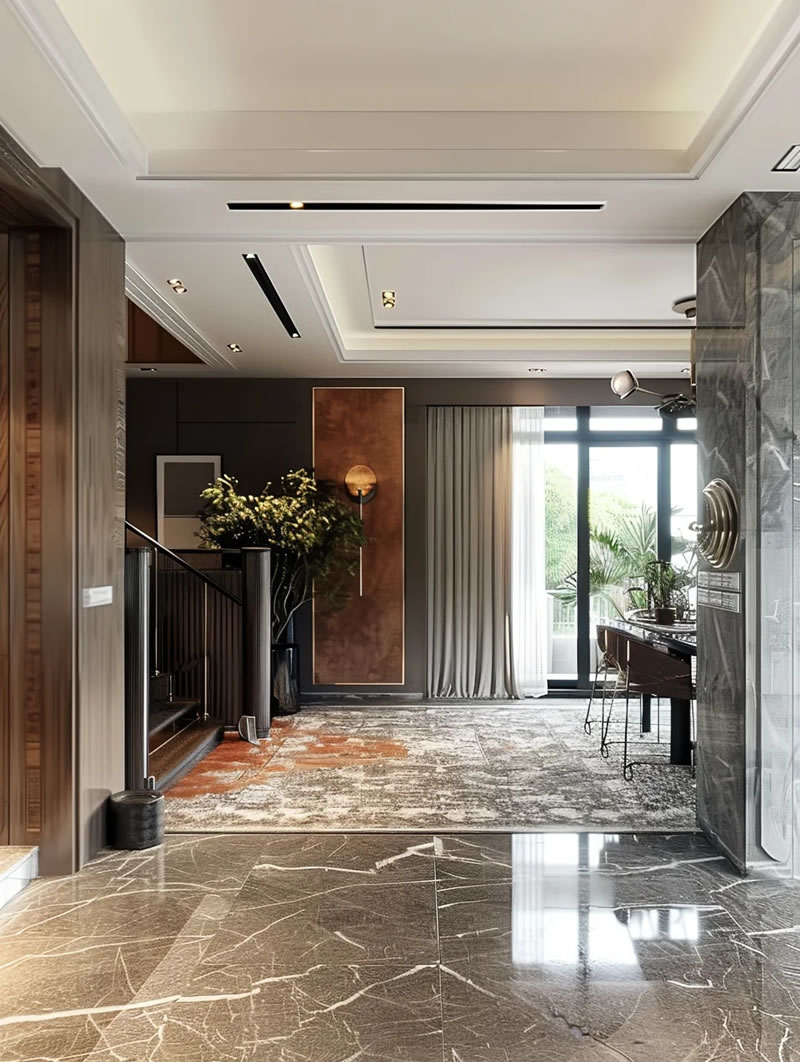 Lobby Luxury Stone Flooring