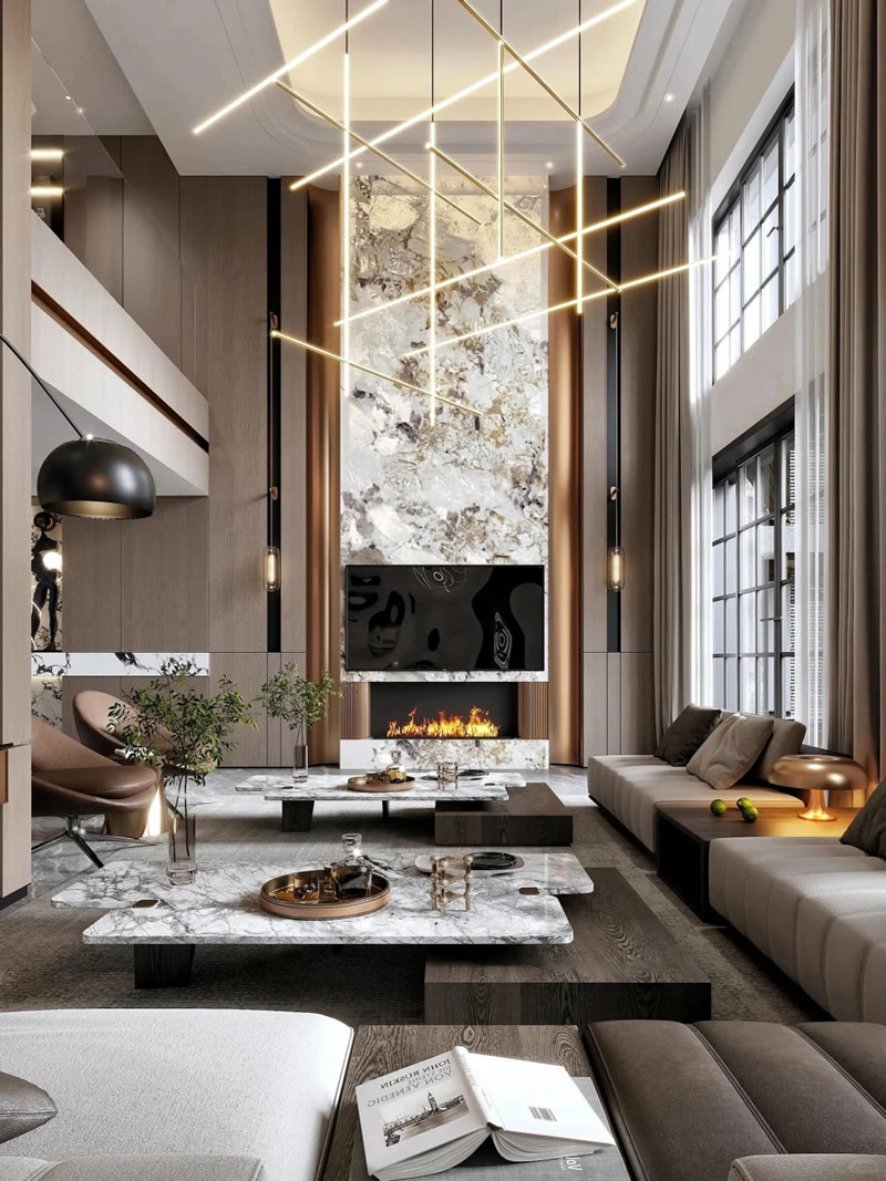 Modern Stone Accent Walls