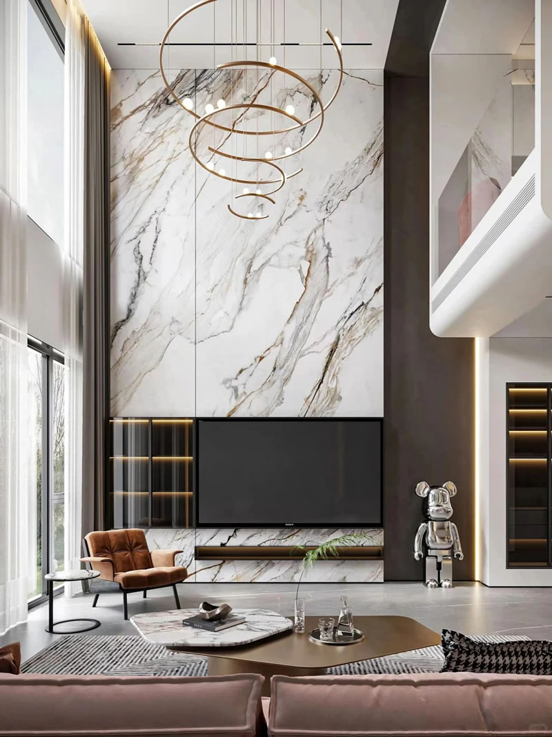 Modern Stone Accent Walls