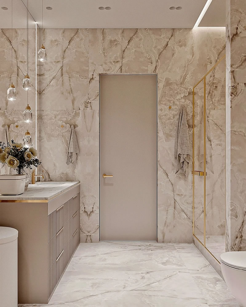 Stone Bathroom Wall Panels