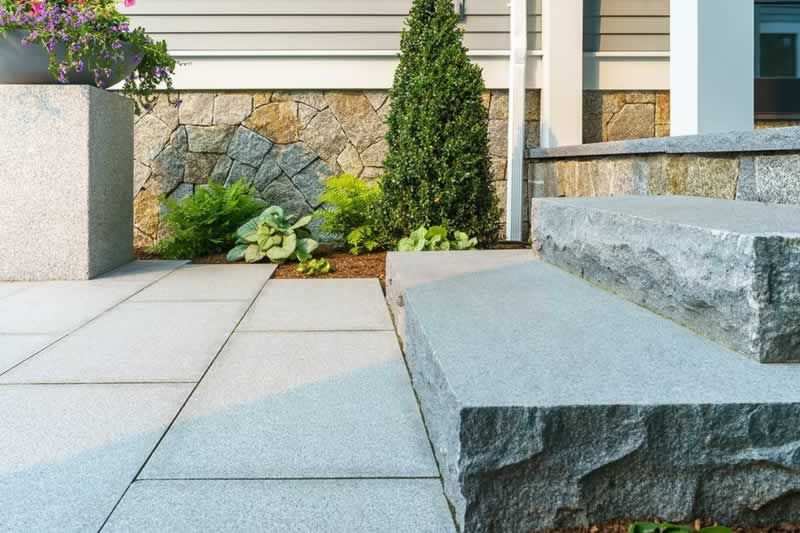 blue granite Stair Treads