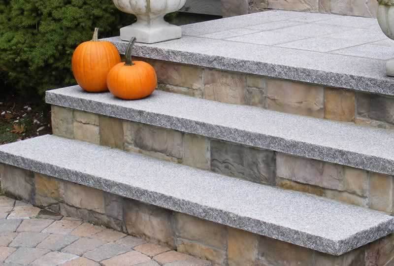 blue granite Stair Treads