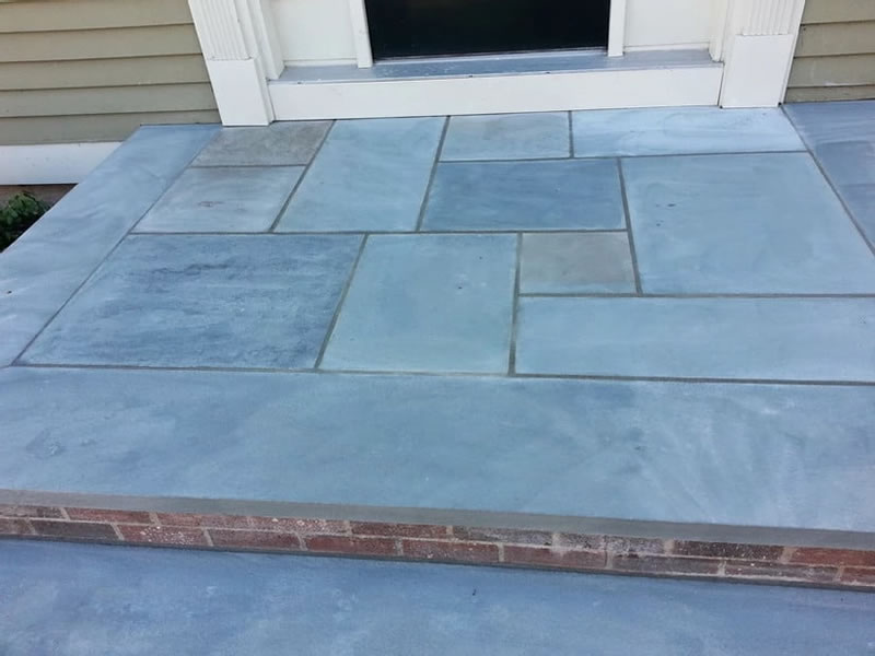Blue Sandstone Treads Flooring