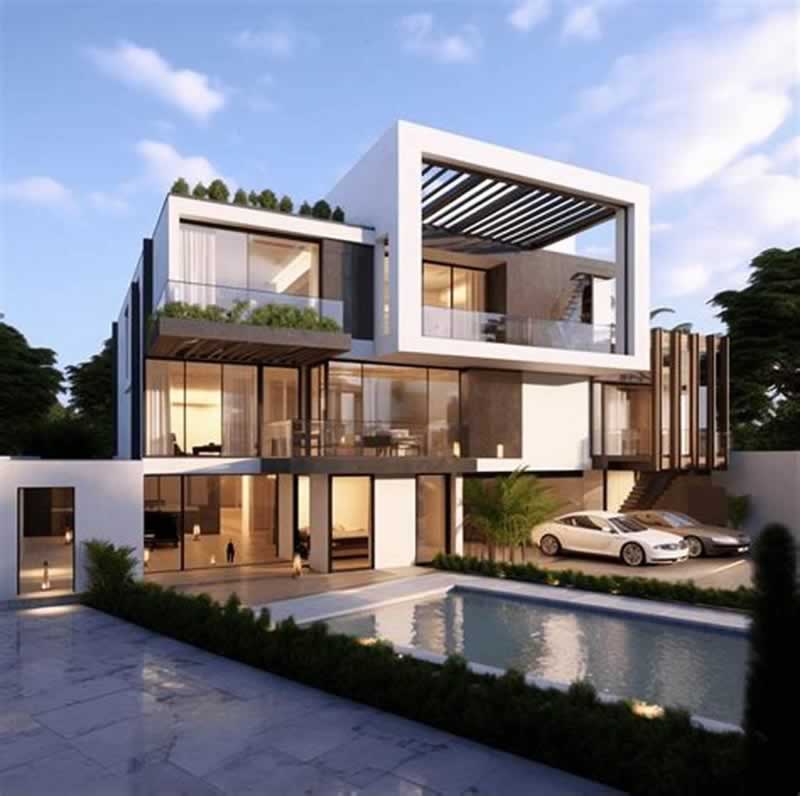 Stone Villa Design Ideas