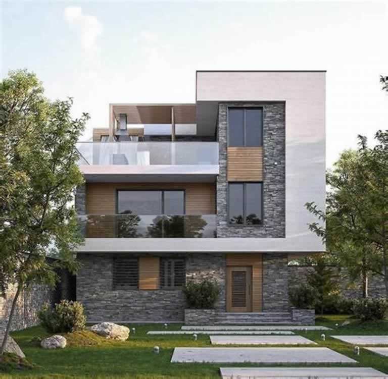 Stone Villa Design Ideas