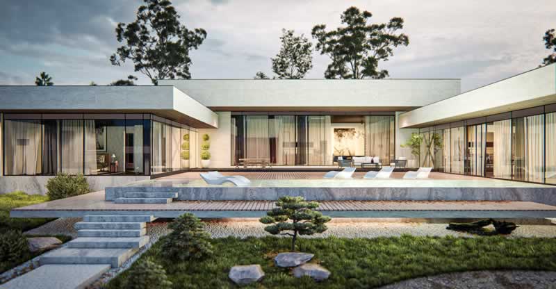 Stone Villa Design Ideas