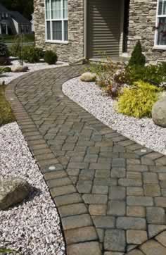 creative stone walkways