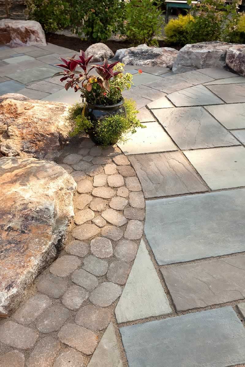 creative stone walkways