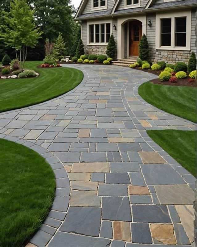 creative stone walkways
