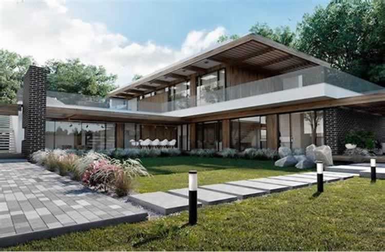 luxury stone villa