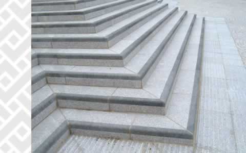 Grey Granite Steps