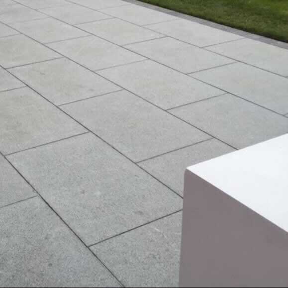 Grey Granite paving
