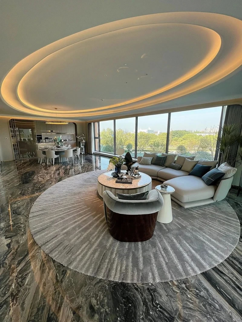Marble living room