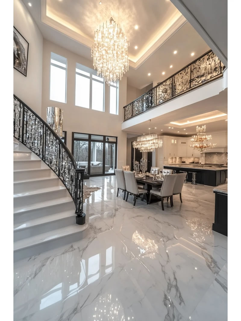 Marble living room