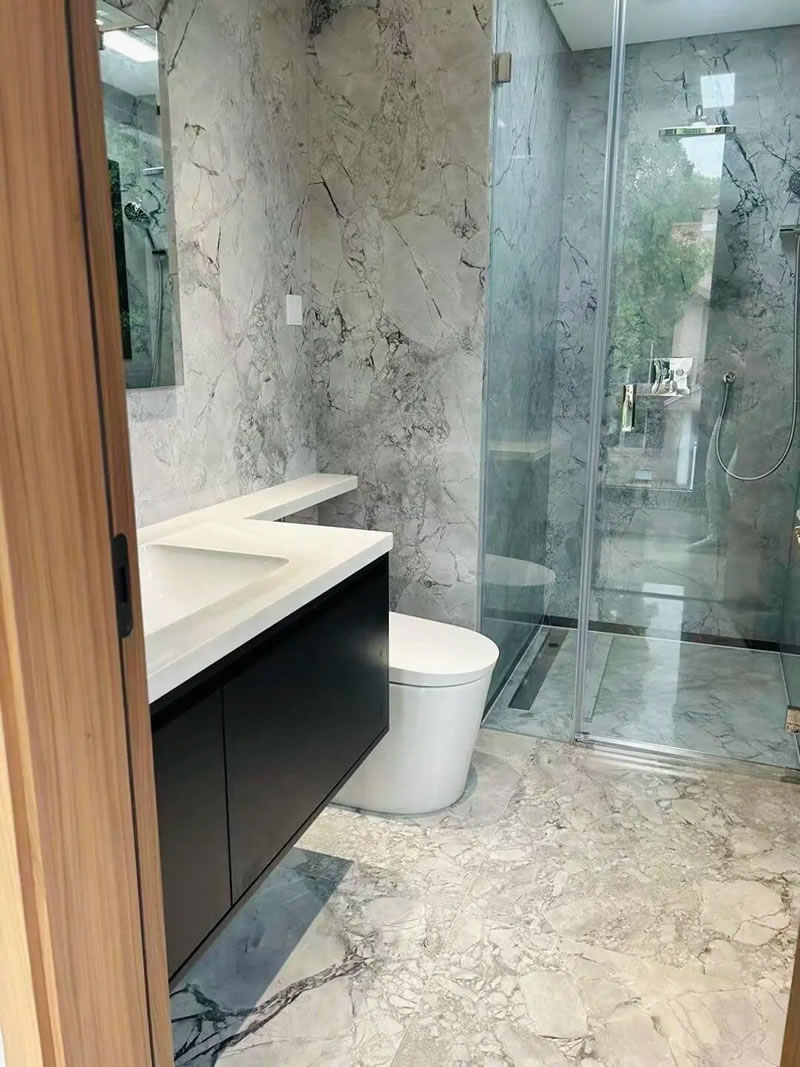 Villa rock slab floor tiles