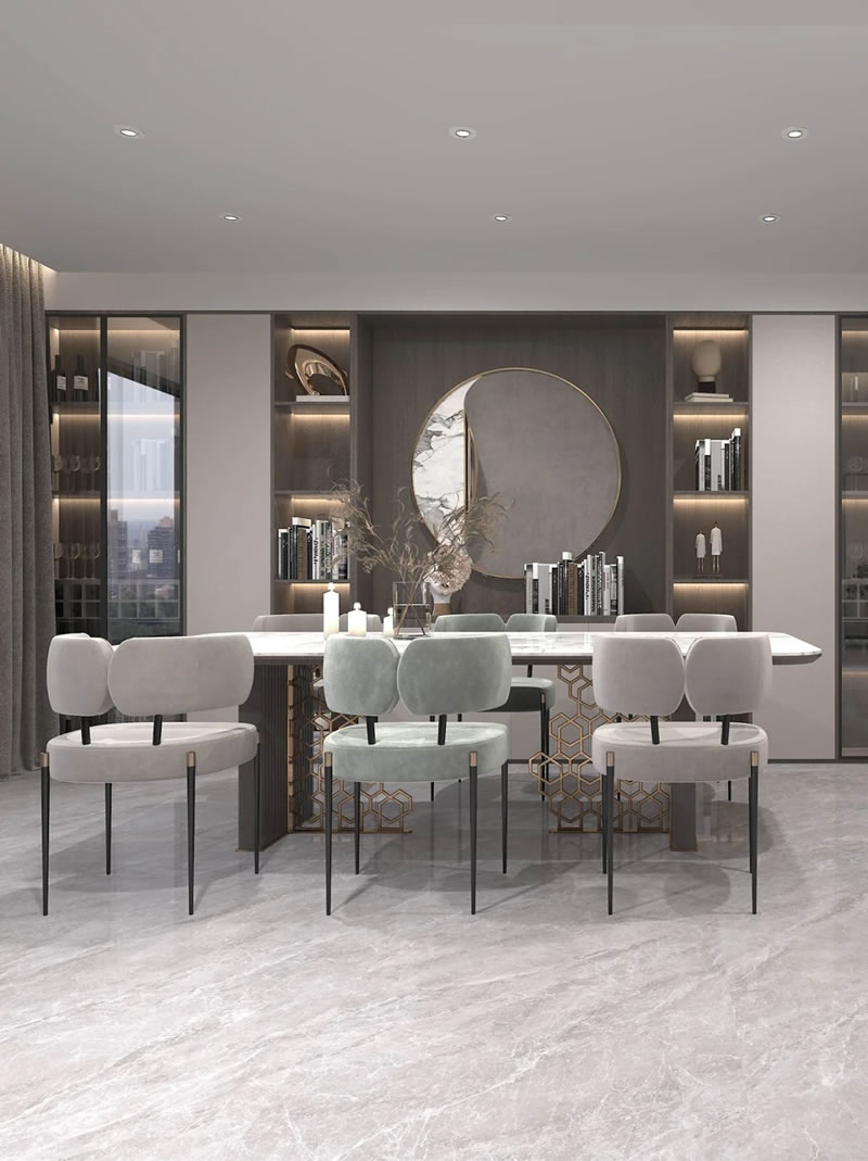 Villa rock slab floor tiles