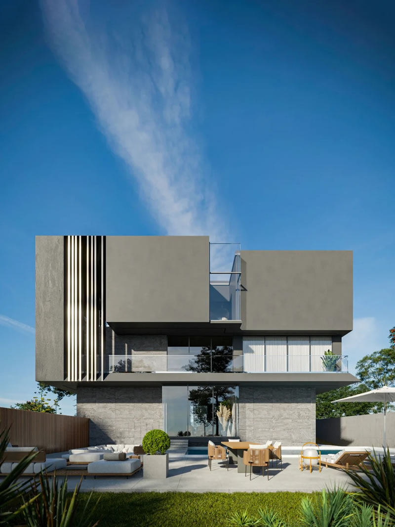 Villa stone building