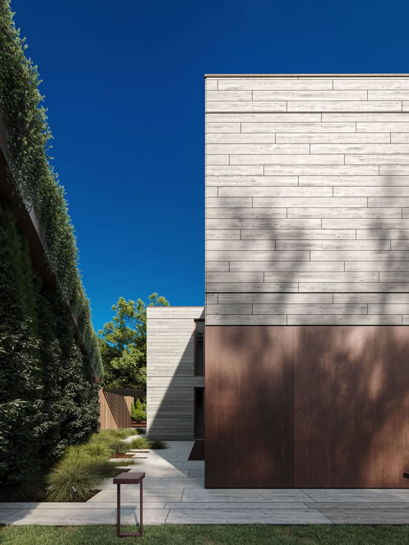 Villa stone building