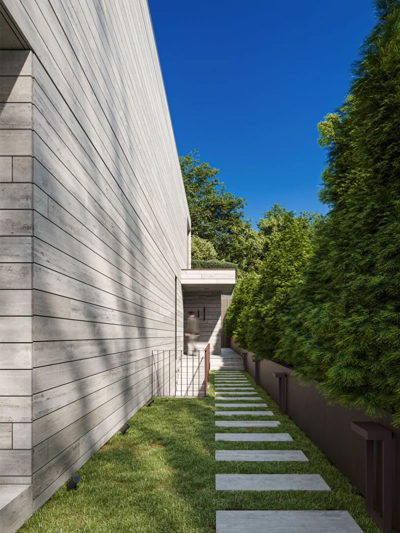 Villa stone building