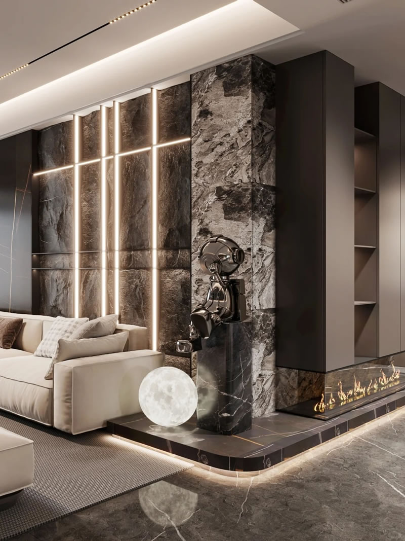 Villa stone design