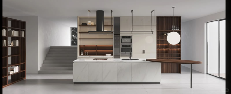 Marble countertops kitchen