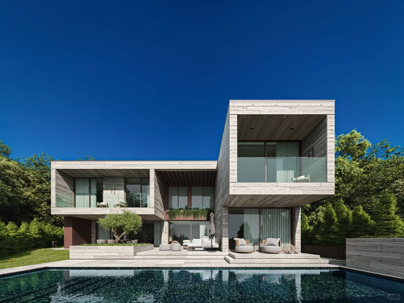 Natural Stone for Mansion Exteriors