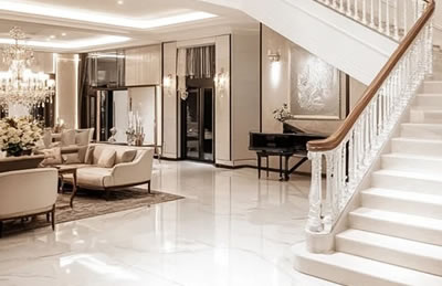 Marble living room