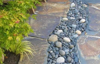 Creative stone pavers