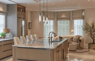 Custom Stone Kitchen Islands