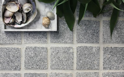 Granite paving stones