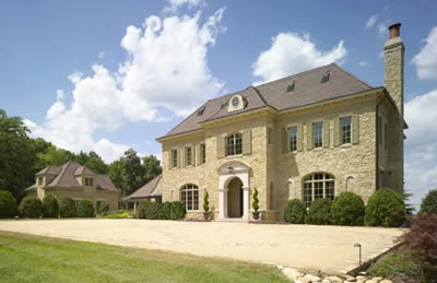 Luxury mansion stone