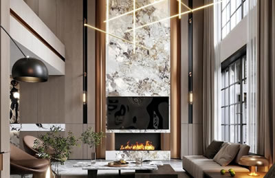 Modern Stone Accent Walls