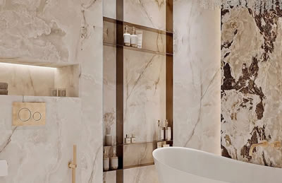 Stone Bathroom Wall Panels