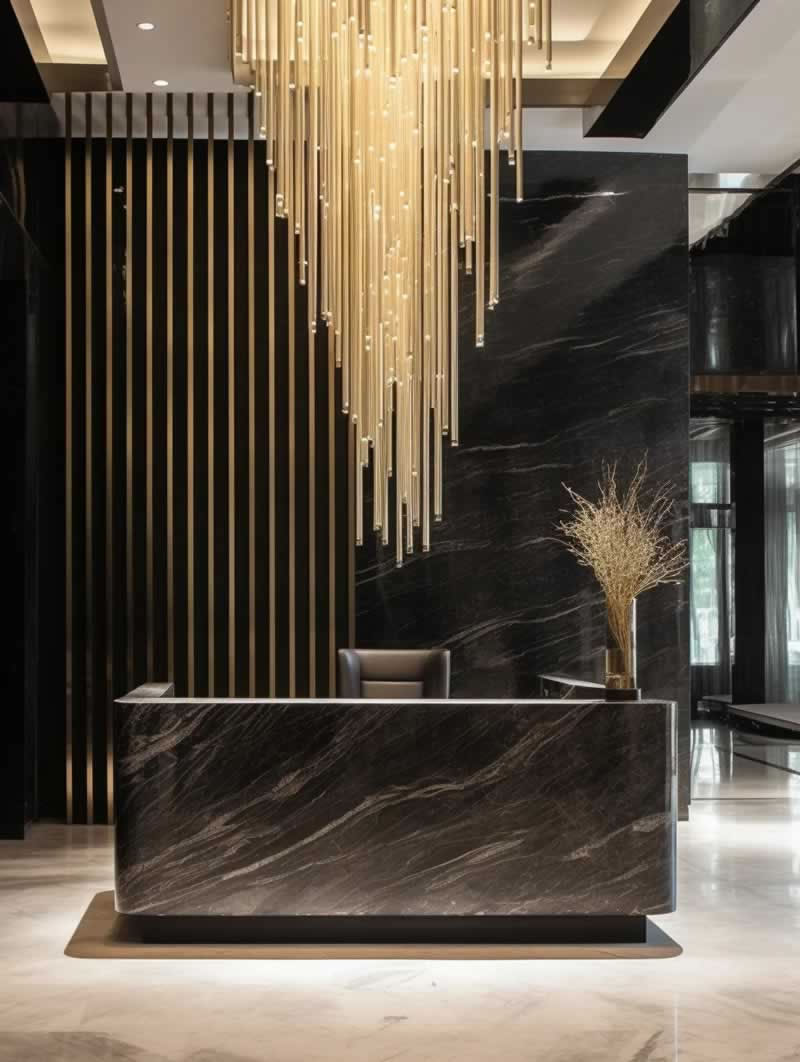 Luxury home stone applications
