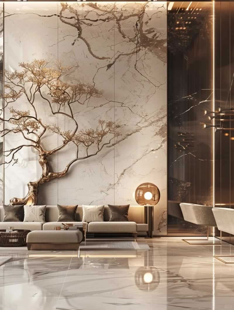 Luxury home stone applications