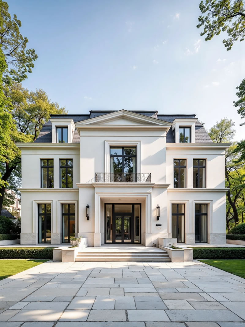 Natural stone decoration solutions for villas