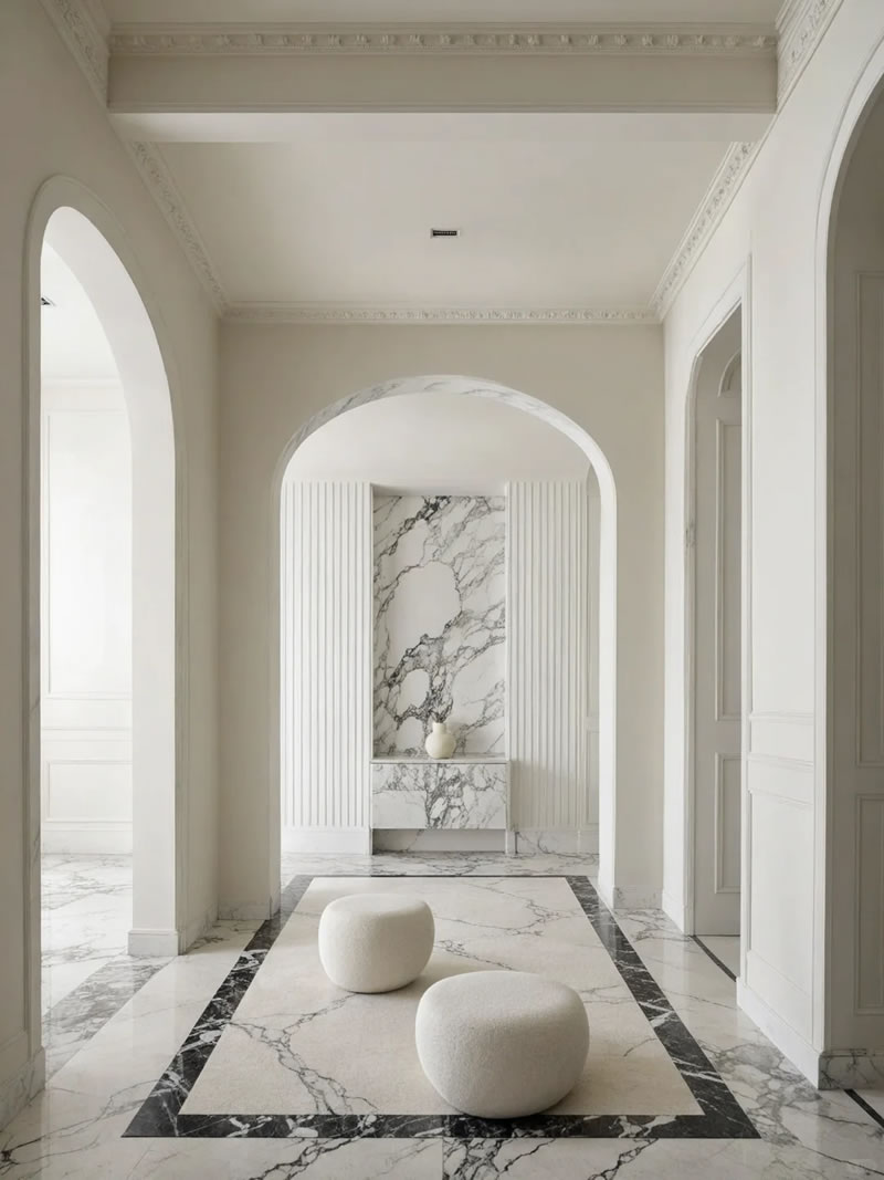 Natural stone interior design