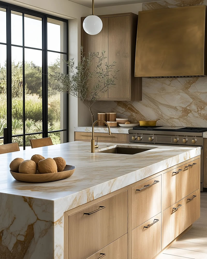 Natural stone interior design