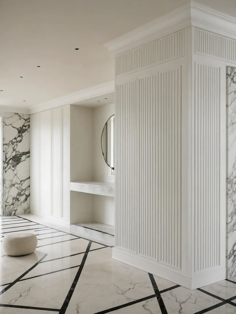 Natural stone interior design