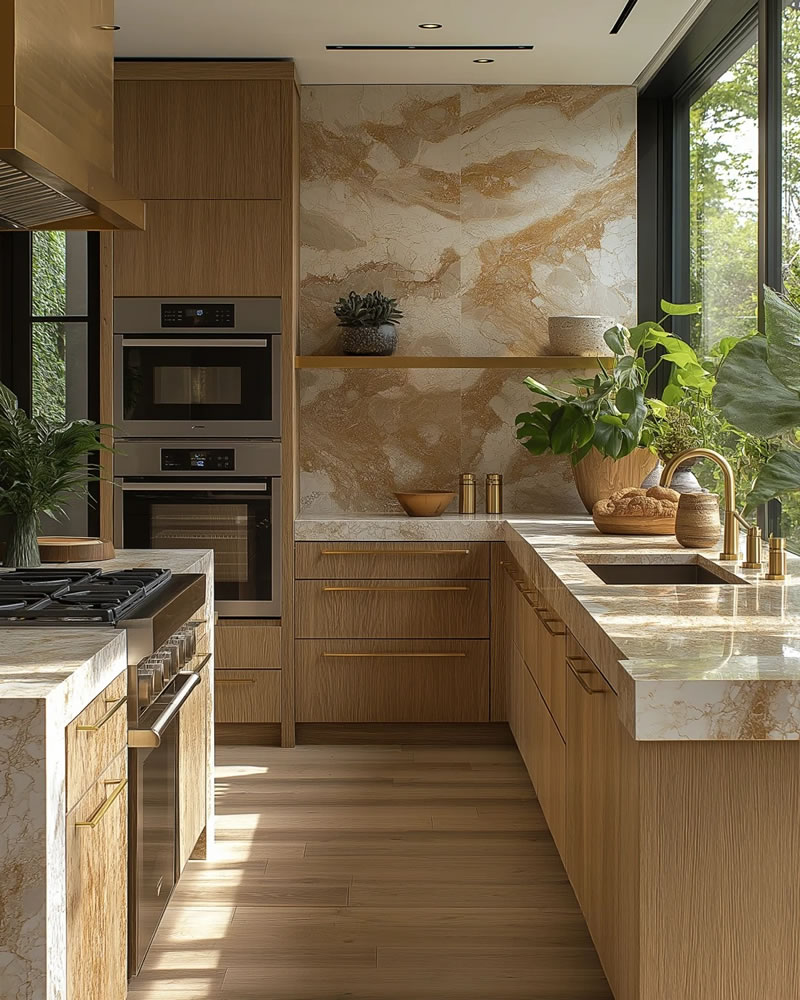 Natural stone interior design