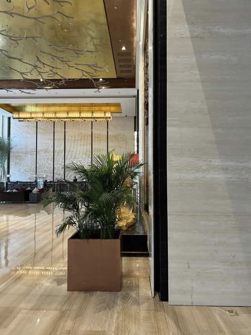 Stone villa decoration
