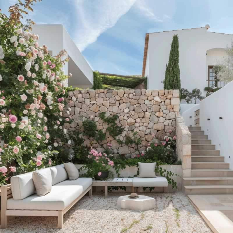 Villa Exterior Stone