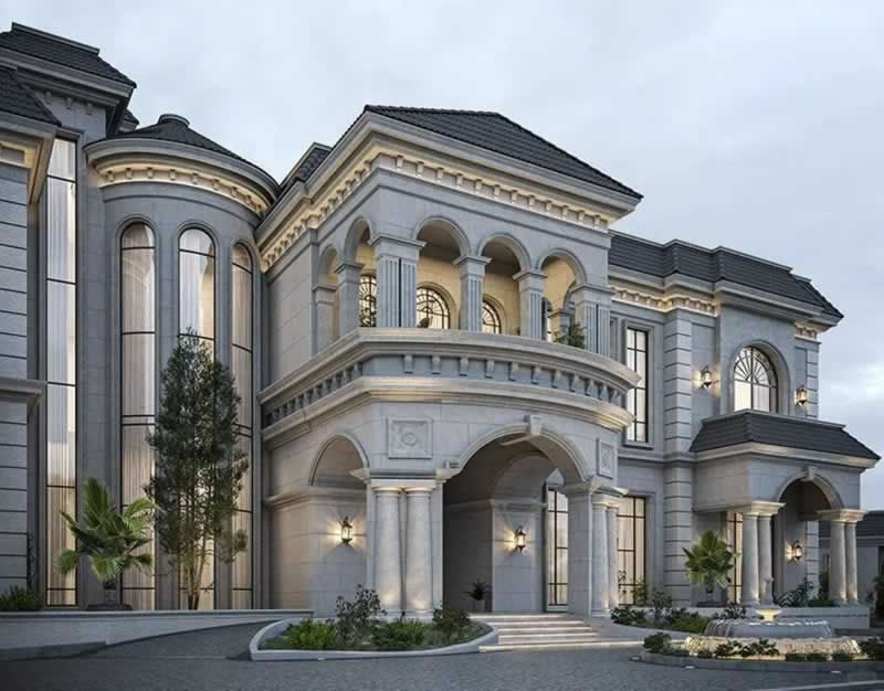 Villa Exterior Stone
