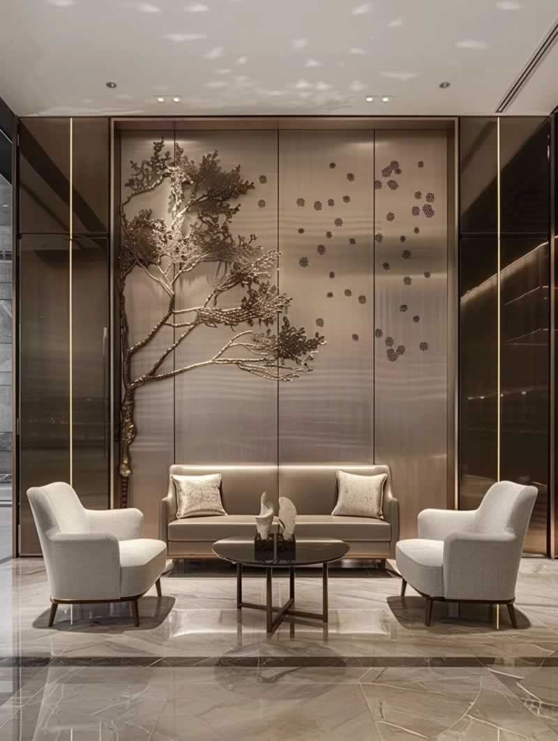best stone materials for hotel lobbies